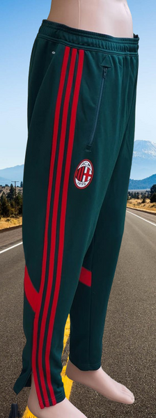 ITALIAN CALCIO AC MILAN 2014-2015 UEFA CHAMPIONS LEAGUE PRESENTATION & TRAINING ADIDAS JOGGING PANTS SIZE LARGE MODEL F83785