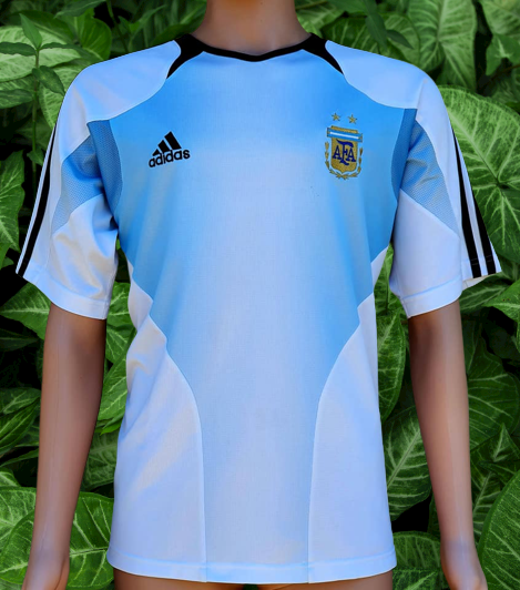 ARGENTINA 2003-2004 COPA AMERICA FINAL TRAINING ADIDAS JERSEY SHIRT CAMISETA MEDIUM SIZE 40/42