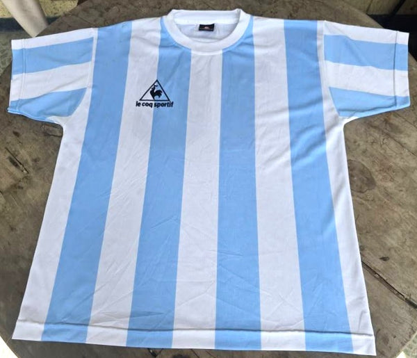 2000s Argentina Le Coq Sportif 1986 Retro Home Shirt - 8/10 - (XL 2000s Argentina Le Coq Sportif 1986 Retro Home Shirt - 8/10 - (XL
