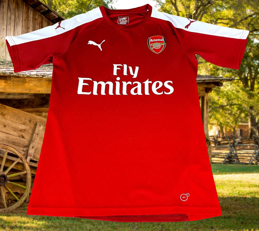 ENGLISH PREMIER ARSENAL FC 2015 2016 FA COMMUNITY SHIELD CHAMPION STAD vintage soccer jersey