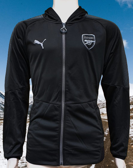 Arsenal black hoodie puma outlet