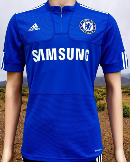 ENGLISH PREMIER CHELSEA 2009 10 TREBLE HOME ADIDAS JERSEY SHIRT S MEDIUM E84291