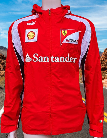 F1 FORMULA ONE TEAM SCUDERIA FERRARI 2011 2012 RACING SANTANDER PUMA JACKET MEDIUM STYLE NO. 760854