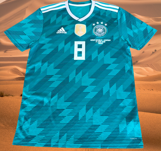 GERMANY 2018 WORLD CUP ADIDAS CLIMALITE KROOS 8 AWAY JERSEY SHIRT M B vintage soccer jersey