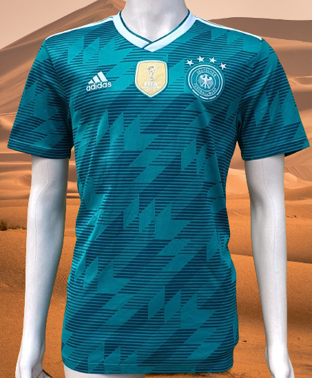 GERMANY 2018 WORLD CUP AWAY ADIDAS CLIMALITE JERSEY SHIRT M
