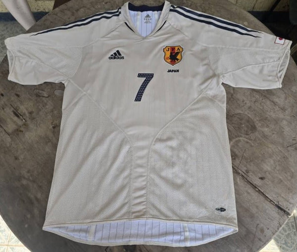 JAPAN 2004 AFC ASIAN CUP CHAMPION NAKATA 7 AWAY JERSEY ADIDAS