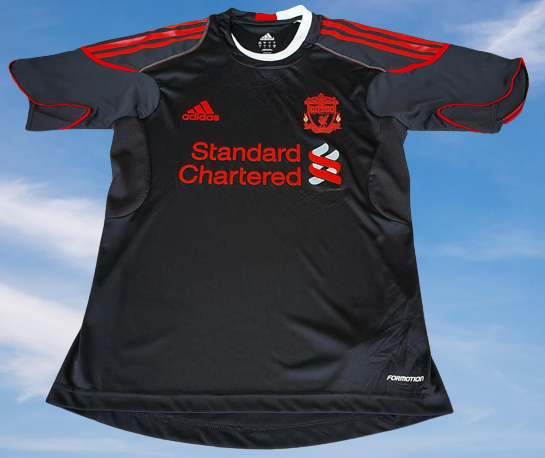 ENGLISH PREMIER LIVERPOOL FC 2010 2011 TRAINING ADIDAS FORMOTION JERSE vintage soccer jersey