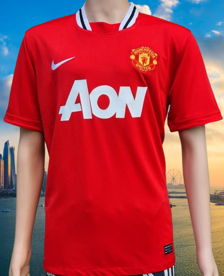 ENGLISH PREMIER MANCHESTER UNITED FC 2011 2012 COMMUNITY SHIELD CHAMPI vintage soccer jersey