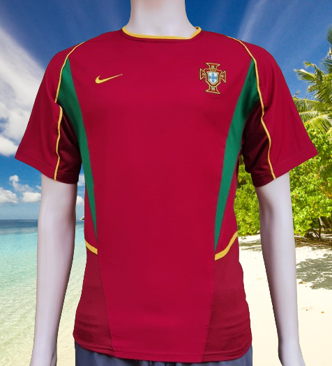 PORTUGAL 2002 WORLD CUP HOME QUALIFIER JERSEY NIKE SHIRT CAMISA CAMISETA SMALL