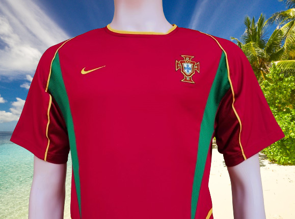 PORTUGAL 2002 WORLD CUP HOME QUALIFIER JERSEY NIKE SHIRT CAMISA