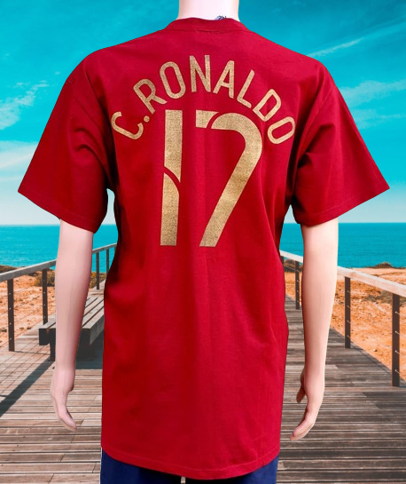 PORTUGAL RONALDO NO. 17 FUN NIKE SHIRT CAMISA CAMISETA LARGE EXTRA LARGE