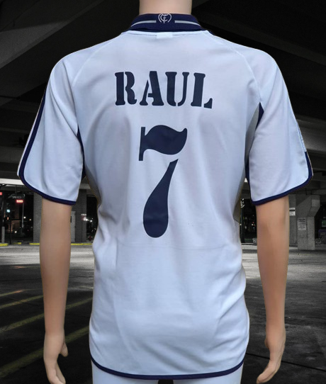 SPANISH LA LIGA REAL MADRID 2000 2001 LA LIGA CHAMPION RAUL 10