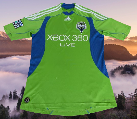 USA MLS SEATTLE SOUNDERS 2009 U.S. OPEN CUP CHAMPION HOME JERSEY