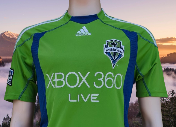 USA MLS SEATTLE SOUNDERS 2009 U.S. OPEN CUP CHAMPION HOME JERSEY