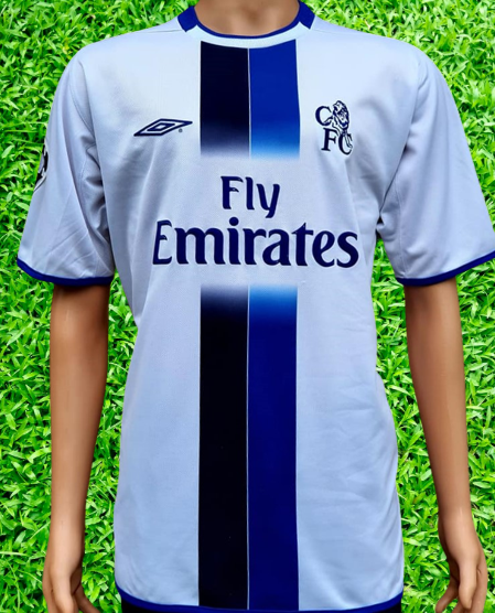 Vintage Soccer Jersey Umbro English Premier Chelsea 2004 2005 Premier League League Cup Champion Drogba 11 Umbro Jersey Shirt Large