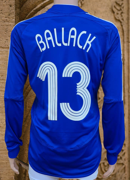 Vintage Soccer Jersey Adidas Clima Cool English Premier Chelsea 2006 07 Fa Cup League Cup Champion Michael Ballack 15 Jersey Adidas M