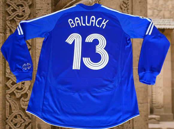 Vintage Soccer Jersey Adidas Clima Cool English Premier Chelsea 2006 07 Fa Cup League Cup Champion Michael Ballack 15 Jersey Adidas M