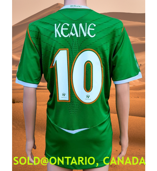 IRELAND 2008-2009 RARE ROBBIE KEANE 10 HOME UMBRO JERSEY SHIRT 2XL IRELAND 2008-2009 RARE ROBBIE KEANE 10 HOME UMBRO JERSEY SHIRT 2XL