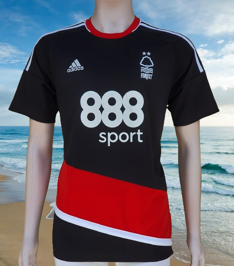 ENGLISH PREMIER NOTTINGHAM FOREST FC 2016-2017 AWAY ADIDAS JERSEY SHIRT LARGE # AP8624