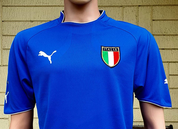 Soccer Jerseys Italy 2004 Shirt PUMA ITALY 2004 HOME L/S `TOTTI