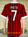 ITALIAN CALCIO AC MILAN 2011-2012 SUPERCOPPA ITALIANA- CHAMPION PATO 7 HOME ADIDAS SHIRT MAGLIA EXTRA LARGE SOLD !!!