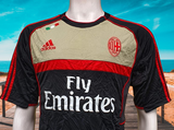 ITALIAN CALCIO AC MILAN 2011-2012 SUPERCOPPA ITALIANA- CHAMPION TRAINING TOP JERSEY ADIDAS SHIRT MAGLIA MEDIUM  # V11692