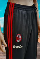 ITALIAN CALCIO AC MILAN 2008-2009 UEFA CHAMPIONS LEAGUE PRESENTATION & TRAINING ADIDAS JOGGING PANTS SIZE MEDIUM 38/40