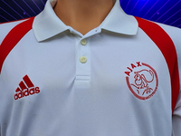 AJAX AMSTERDAM 2008 JOHAN SCHAAL WINNERS TRAINING ADIDAS JERSEY SHIRT MEDIUM TRIKOT # 370534