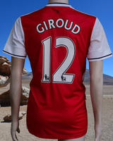 ENGLISH PREMIER ARSENAL FC 2016-2017 FA CUP CHAMPION PUMA GIROUD 12 HOME JERSEY SHIRT LARGE  # 749821