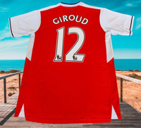 ENGLISH PREMIER ARSENAL FC 2016-2017 FA CUP CHAMPION PUMA GIROUD 12 HOME JERSEY SHIRT LARGE  # 749821