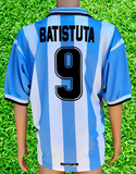 ARGENTINA 1999 COPA AMERICA QUALIFICATION GROUP STAGE BATISTUTA 9 HOME REEBOK JERSEY SHIRT CAMISETA LARGE 42/44