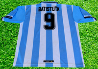 ARGENTINA 1999 COPA AMERICA QUALIFICATION GROUP STAGE BATISTUTA 9 HOME REEBOK JERSEY SHIRT CAMISETA LARGE 42/44