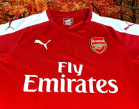 ENGLISH PREMIER ARSENAL FC 2015-2016 FA COMMUNITY SHIELD CHAMPION STADIUM TRAINING TOP NIKE WOMEN & KIDS PUMA JERSEY SHIRT S # 749143