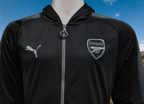 ENGLISH PREMIER ARSENAL FC 2017 2018 FA COMMUNITY SHIELD PUMA TRACKSUIT HOODIE SWEATSHIRT XL 703568