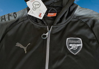 ENGLISH PREMIER ARSENAL FC 2017-2018 FA COMMUNITY SHIELD PUMA TRACKSUIT HOODIE SWEATSHIRT XL # 703568