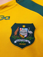 AUSTRALIA 2013-2014 RUGBY INTERNATIONAL HOME WALLABIES KooGa JERSEY UNION SHIRT MEDIUM
