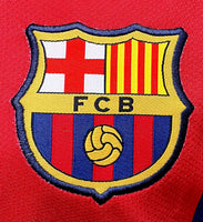 SPANISH LA LIGA BARCELONA FC 2010-2011 TREBLE TITLE CHAMPION MESSI 10 HOME JERSEY NIKE SHIRT CAMISETA LARGE # 382355-486