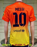 SPANISH LA LIGA BARCELONA FC 2012-2013 LA LIGA CHAMPION MESSI 10 JERSEY AUTHENTIC NIKE SHIRT CAMISETA MEDIUM CODE 478326-815  SOLD!!!