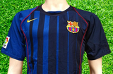 SPANISH LA LIGA BARCELONA FC 2004-2005 LA LIGA CHAMPION AWAY RARE JERSEY NIKE SHIRT CAMISETA SMALL