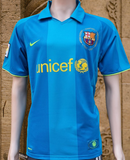 SPANISH LA LIGA BARCELONA FC 2007-2008 LA LIGA RONALDINHO 10 AWAY JERSEY NIKE SHIRT CAMISETA MEDIUM