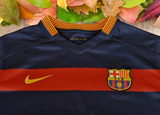 SPANISH LA LIGA BARCELONA FC 2015-2016 LA LIGA TREBLE HOME JERSEY NIKE SHIRT CAMISETA 13-14 YRS OLD  #659032-422