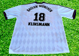 GERMAN BUNDESLIGA BAYERN MUNICH 1995-96 UEFA CUP CHAMPION TOP GOAL SCORER Jürgen KLINSMANN AWAY ADIDAS JERSEY SHIRT TRIKOT XL