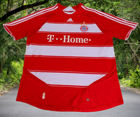 GERMAN BUNDESLIGA BAYERN MUNICH 2007-2009 TREBLE SHIRT TOP GOAL SCORER LUCA TONI 9 HOME ADIDAS JERSEY SHIRT TRIKOT XL  # 688134