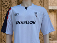 ENGLISH PREMIER BOLTON WANDERERS 2005-2006 FA PREMIER LEAGUE 8TH PLACE HOME REEBOK JERSEY SHIRT 2XL