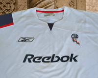 ENGLISH PREMIER BOLTON WANDERERS 2005-2006 FA PREMIER LEAGUE 8TH PLACE HOME REEBOK JERSEY SHIRT 2XL