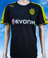 GERMAN BUNDESLIGA BORUSSIA DORTMUND FC 2013-2014 DFL-SUPER CUP AWAY PUMA JERSEY SHIRT TRIKOT EXTRA LARGE # 743558