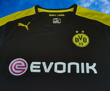 GERMAN BUNDESLIGA BORUSSIA DORTMUND FC 2013-2014 DFL-SUPER CUP AWAY PUMA JERSEY SHIRT TRIKOT EXTRA LARGE # 743558