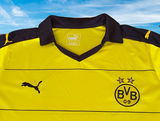 GERMAN BUNDESLIGA BORUSSIA DORTMUND FC 2015-2016 PULISIC 22 HOME PUMA JERSEY SHIRT TRIKOT LARGE # 740362