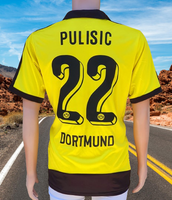 GERMAN BUNDESLIGA BORUSSIA DORTMUND FC 2015-2016 PULISIC 22 HOME PUMA JERSEY SHIRT TRIKOT LARGE # 740362