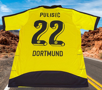 GERMAN BUNDESLIGA BORUSSIA DORTMUND FC 2015-2016 PULISIC 22 HOME PUMA JERSEY SHIRT TRIKOT LARGE # 740362